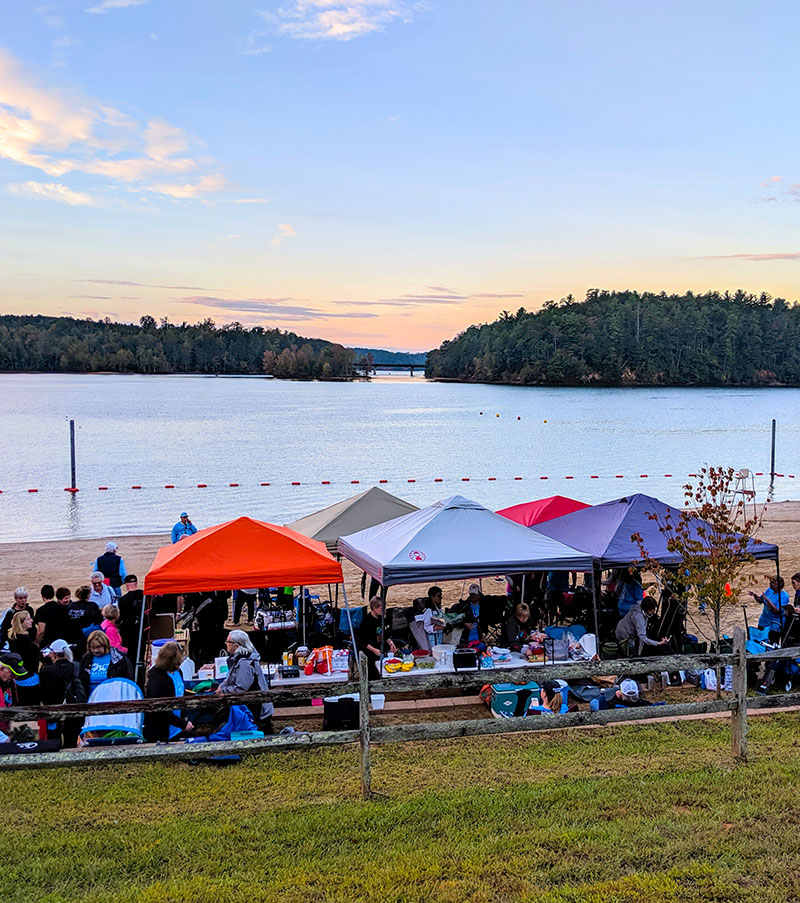 Lake James Dragon Boat Pretty Location